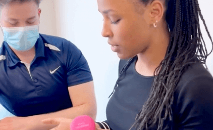 Übungen gegen den Tennisarm
