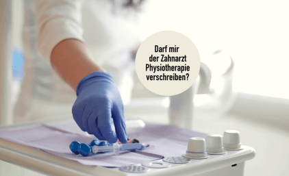 Darf mit der Zahnarzt Physiotherapie verschreiben?