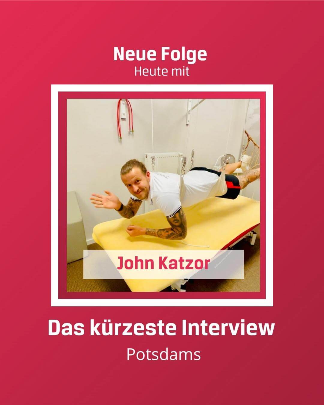 Das kürzeste Interview Potsdams - John Katzor