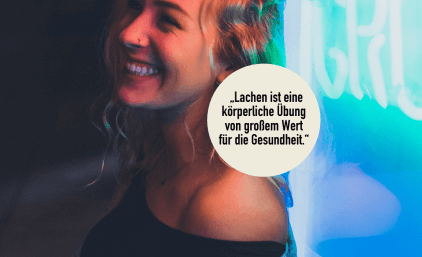 Lachen ist wichtig für die Gesundheit!