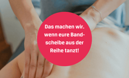 Bandscheibe aus der Reihe