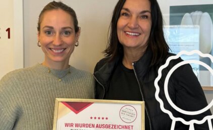 Physiotherapie Potsdam wurde kürzlich als „Arbeitgeber der Zukunft“ ausgezeichnet