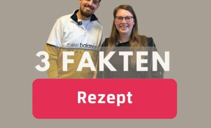 3 Fakten über euer Rezept