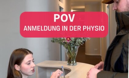 Anmeldung in unseren Physiotherapie Praxen