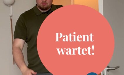 Patient wartet